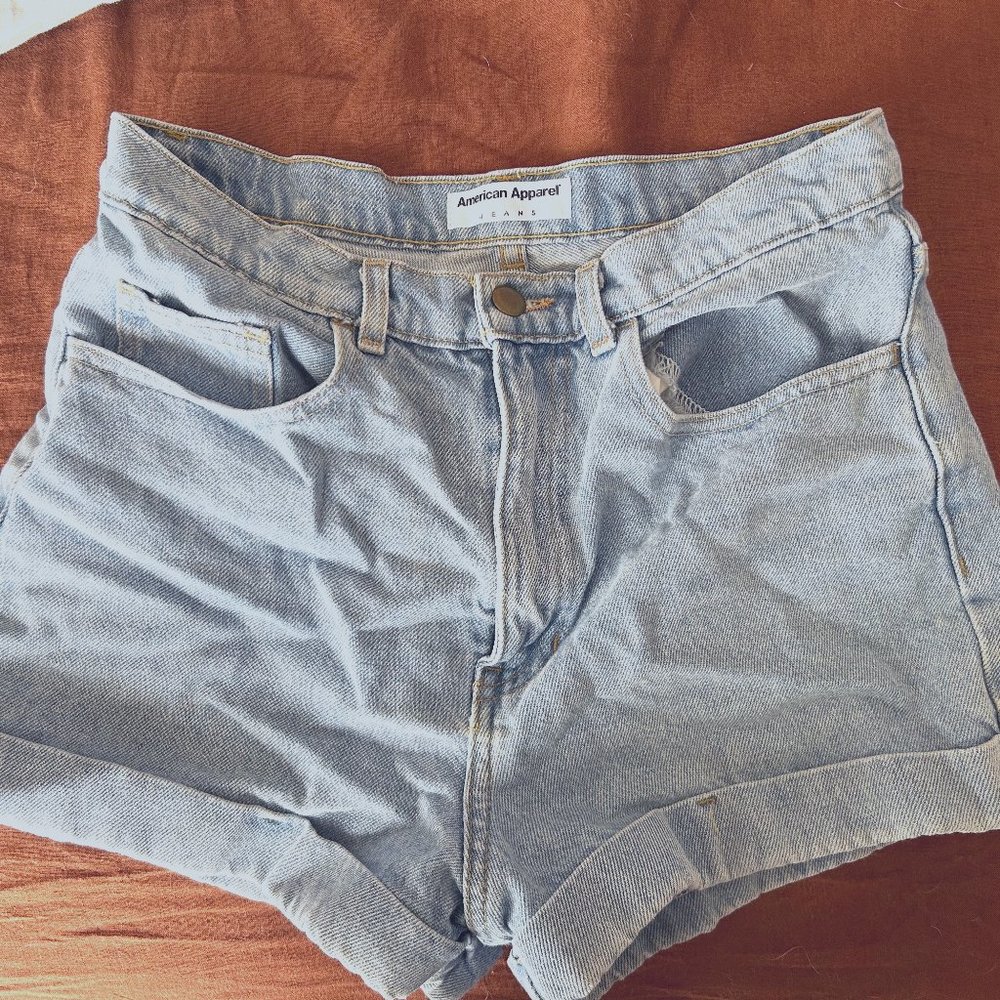 American Apparel Denim Shorts